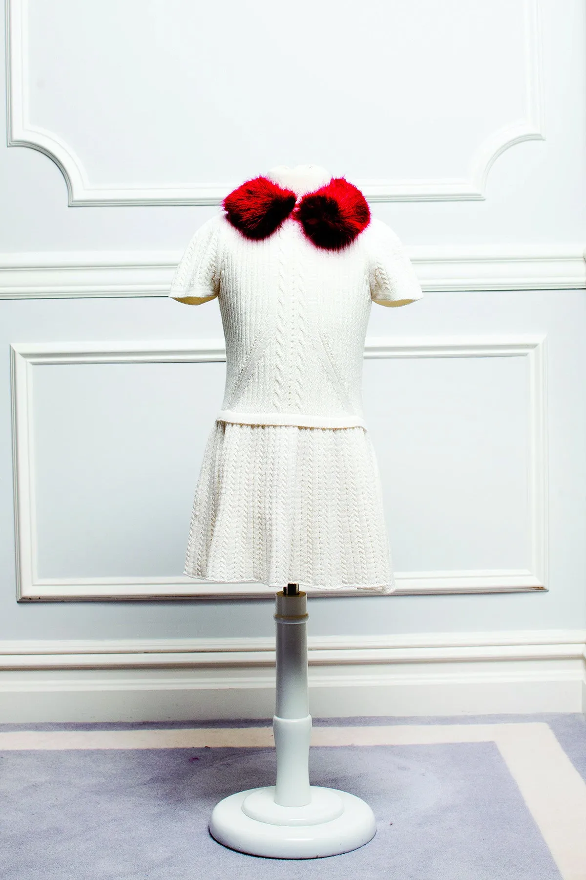 Alexandra Cream Knit Dress