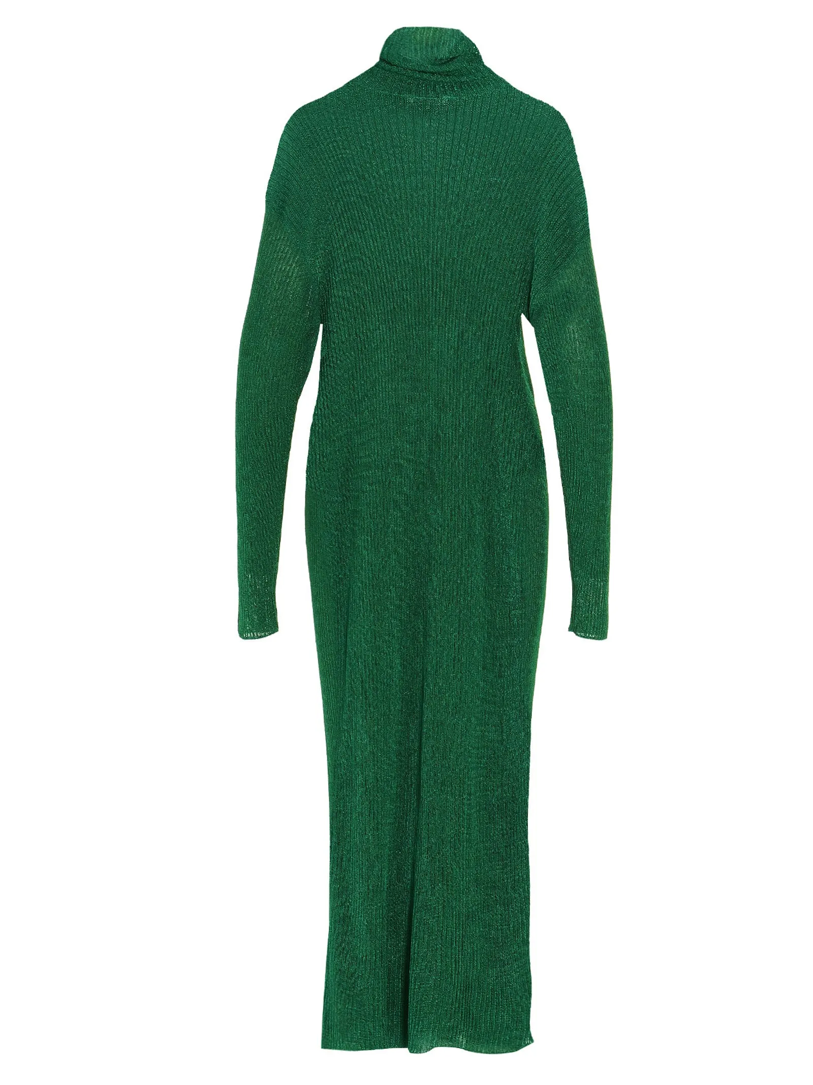 Balenciaga Turtleneck Knit Maxi Dress