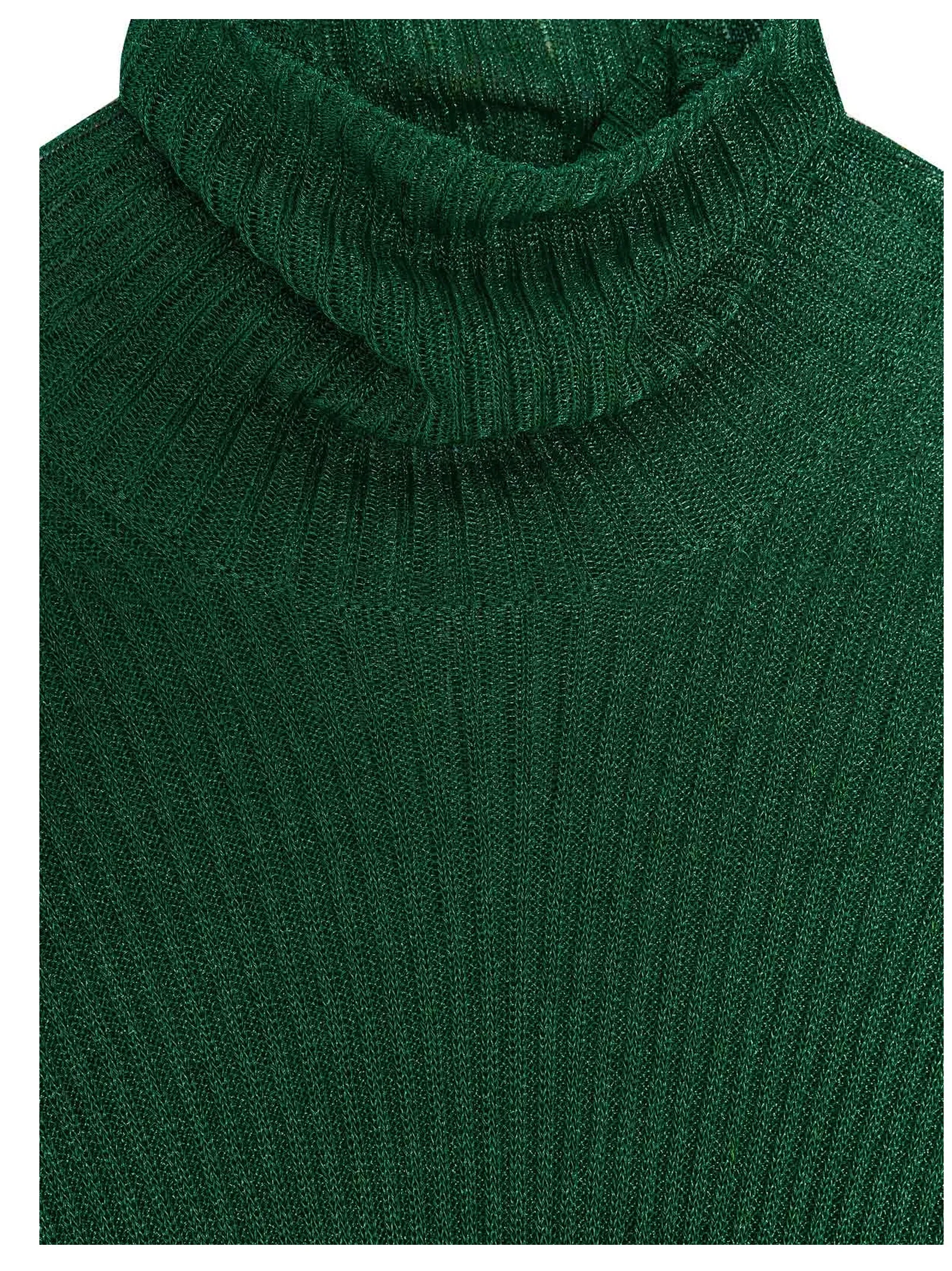 Balenciaga Turtleneck Knit Maxi Dress