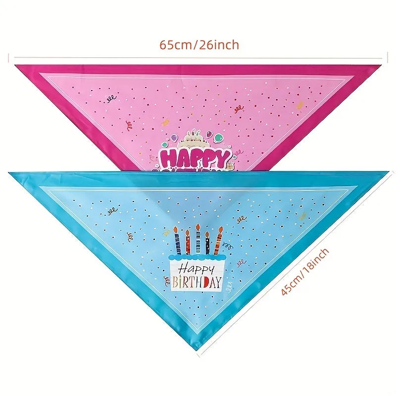 Chic Dog Triangle Scarf Ideal Pet Birthday Accessory
