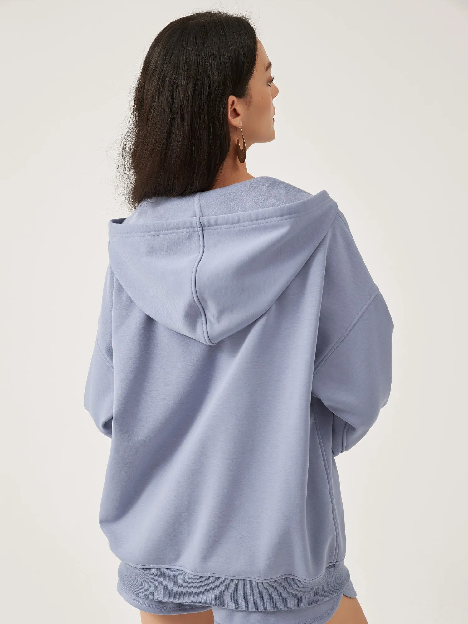 Cubby Zip Up Hoodie - Oversized & Reversible