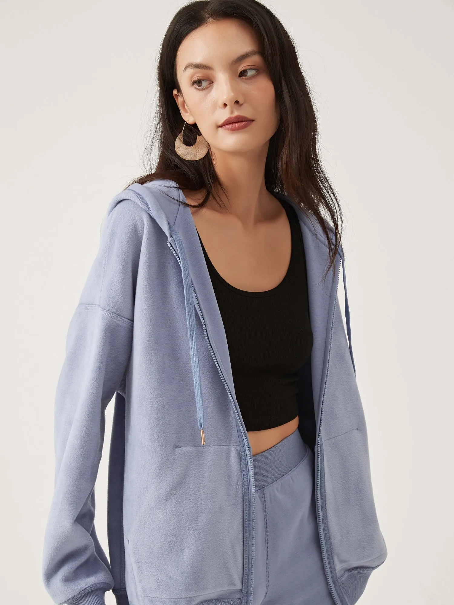 Cubby Zip Up Hoodie - Oversized & Reversible