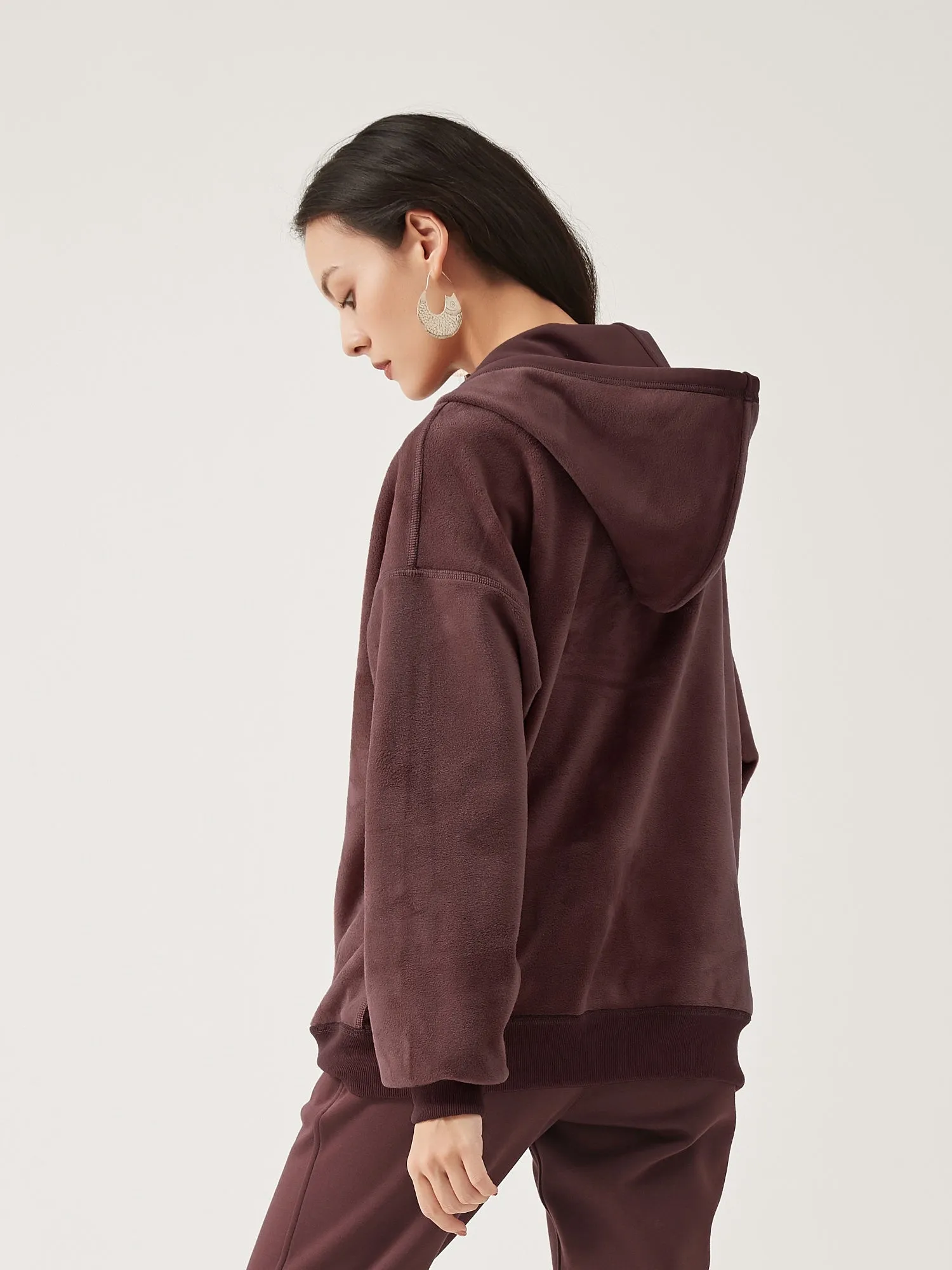 Cubby Zip Up Hoodie - Oversized & Reversible