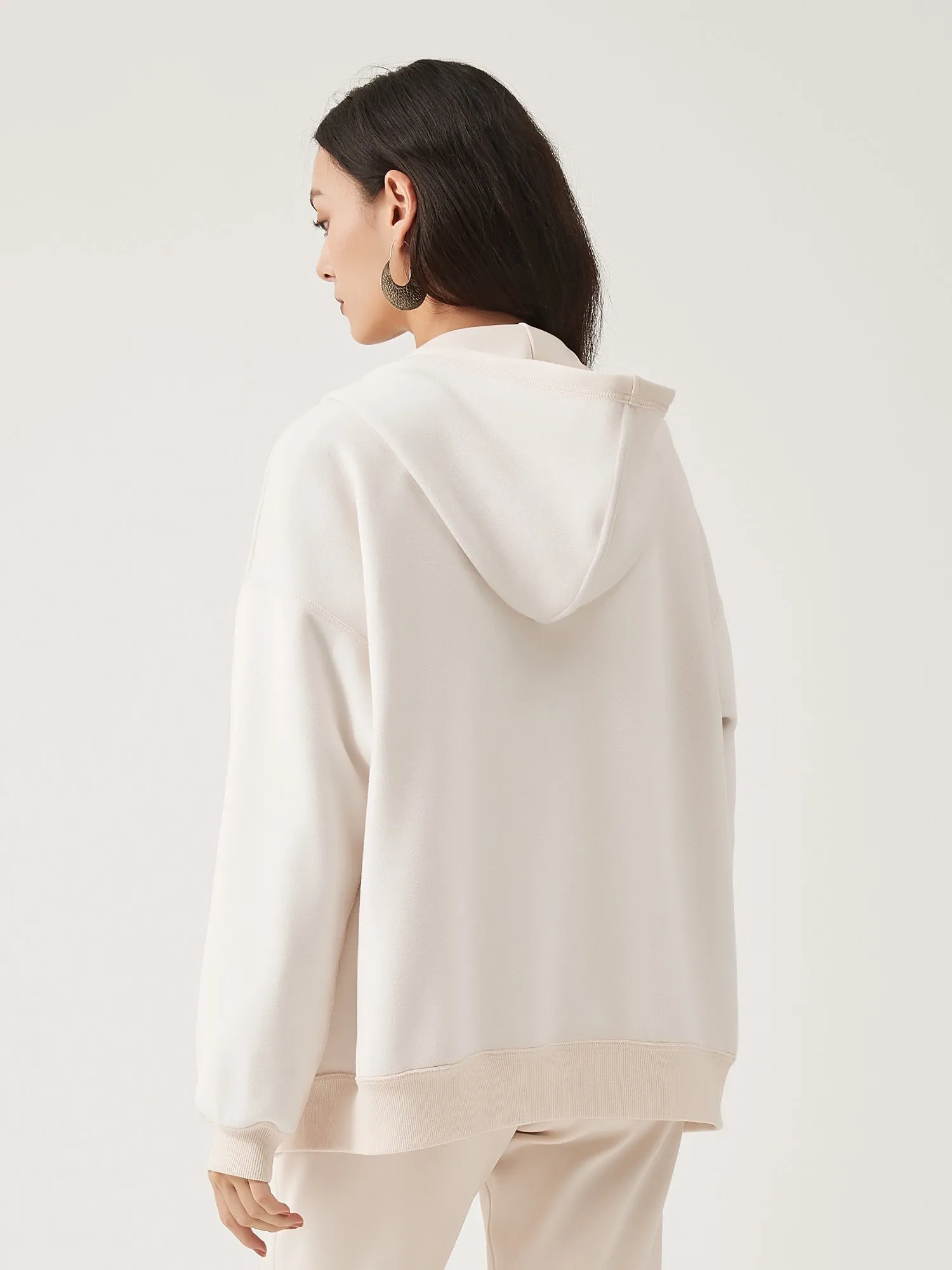 Cubby Zip Up Hoodie - Oversized & Reversible