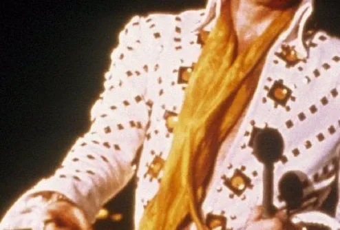 Elvis Costume / 1970's Rock Star / 2 Piece Elvis with Cape / Professional