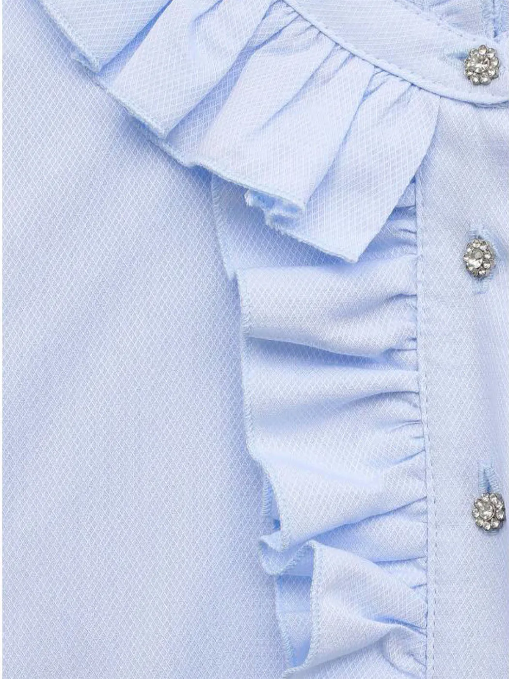 Girl's Shirt with stand-up collar - VERIA