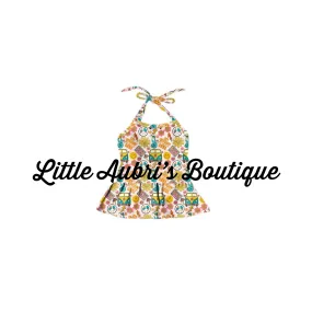 Groovy Babe Halter Crop Top
