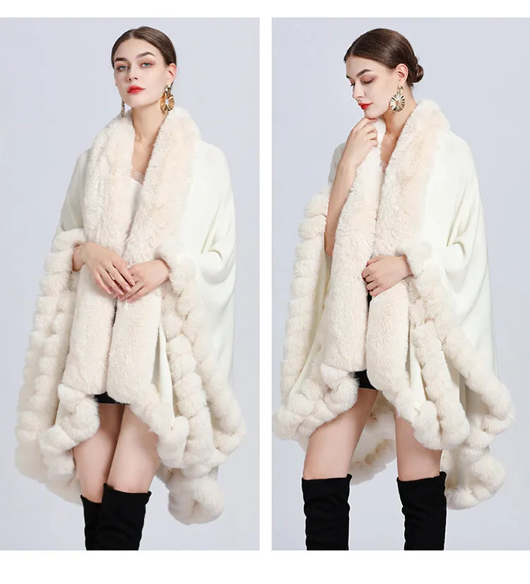Irregular Oversized Knitted Shawl Cardigan Coat