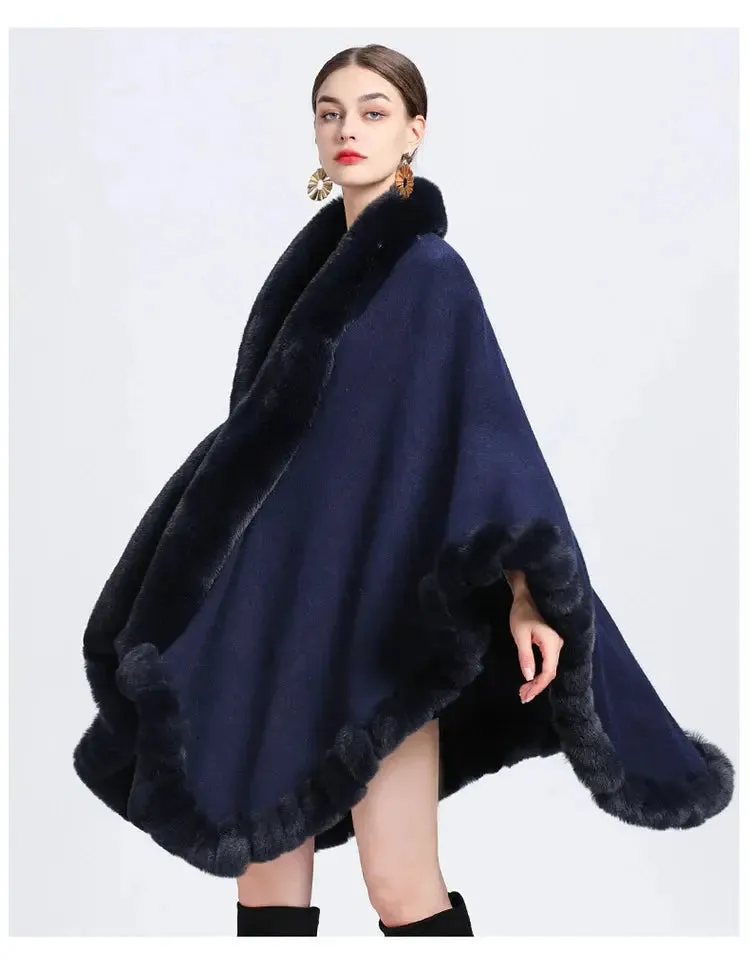 Irregular Oversized Knitted Shawl Cardigan Coat