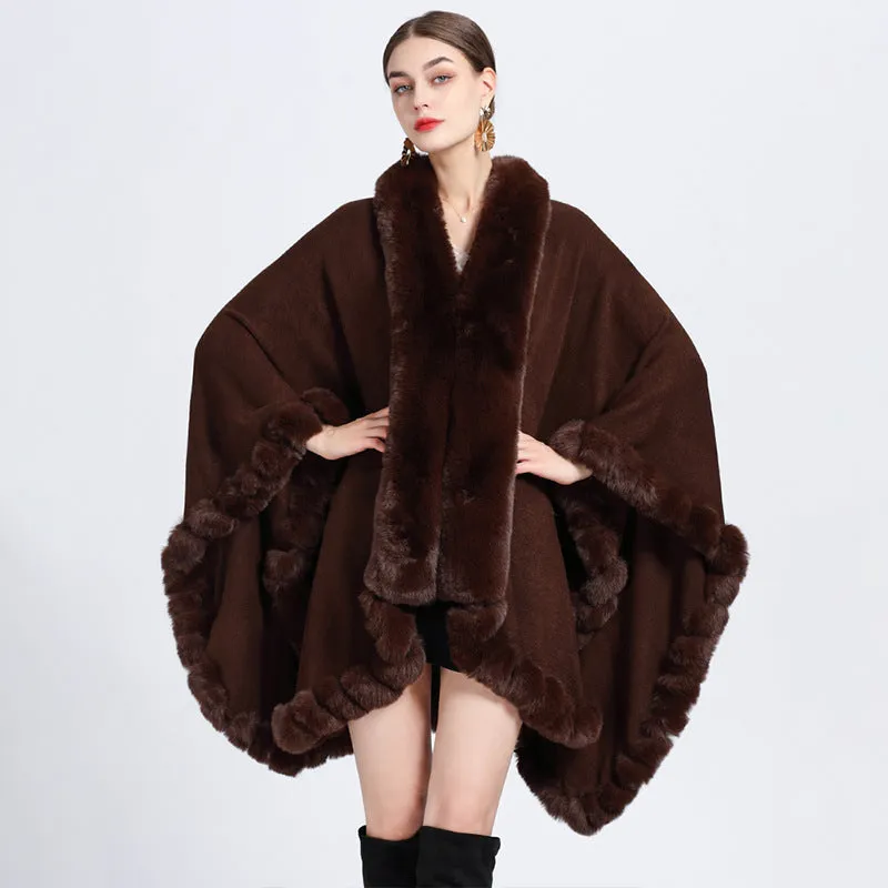 Irregular Oversized Knitted Shawl Cardigan Coat