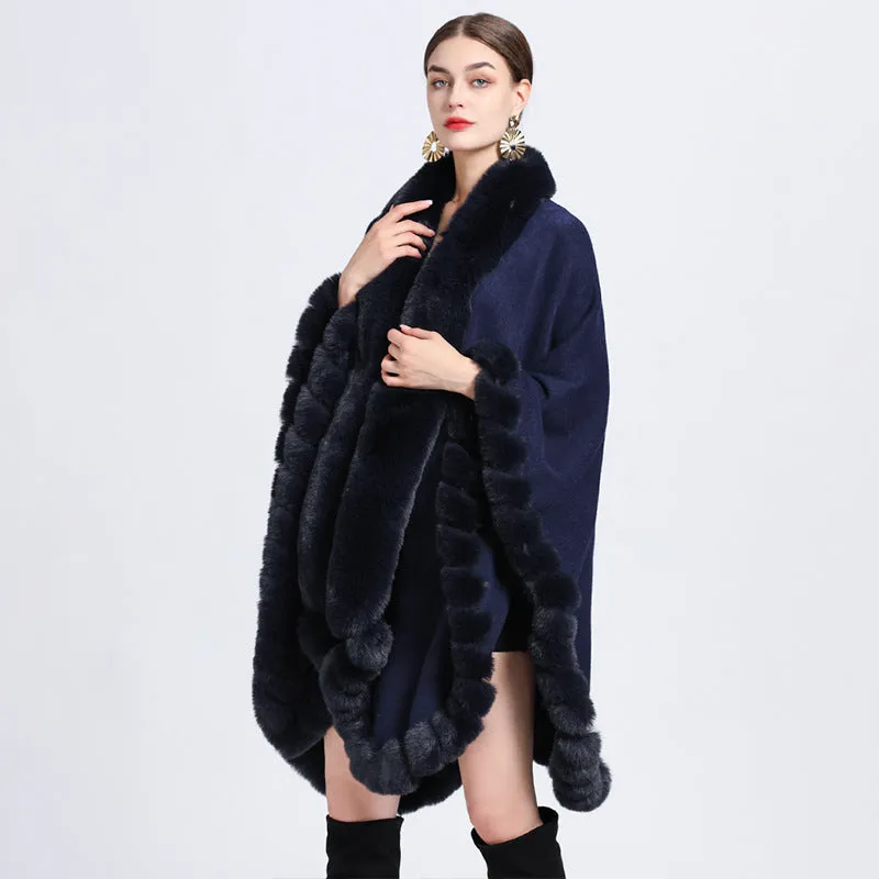 Irregular Oversized Knitted Shawl Cardigan Coat