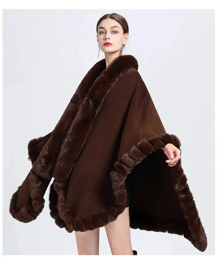 Irregular Oversized Knitted Shawl Cardigan Coat
