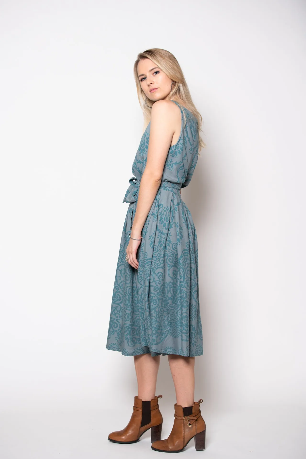 Isabella Dress - Filagree Ocean