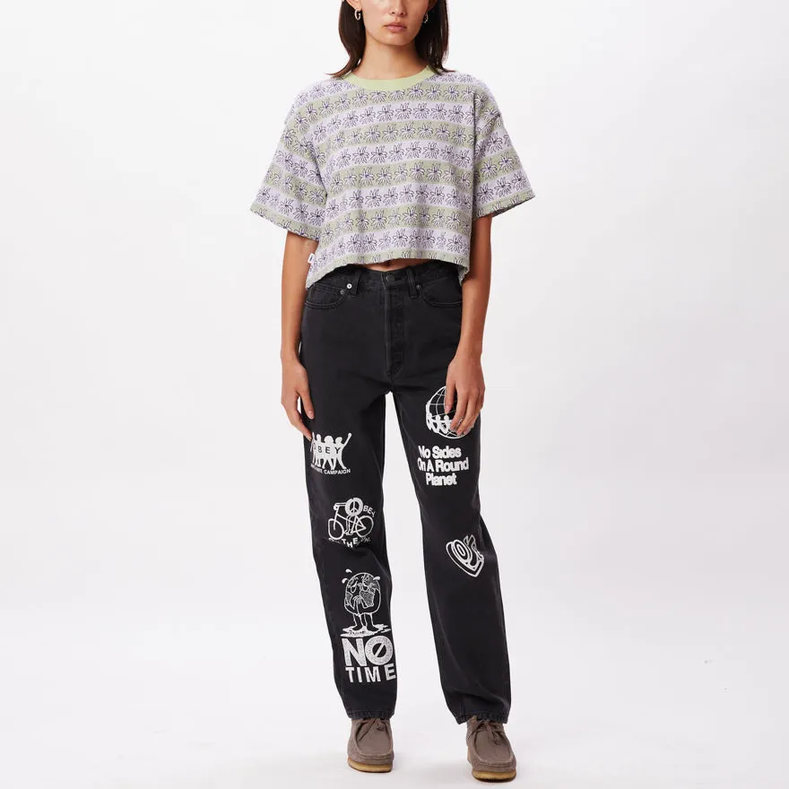 Obey Jazquard Flower Box Tee