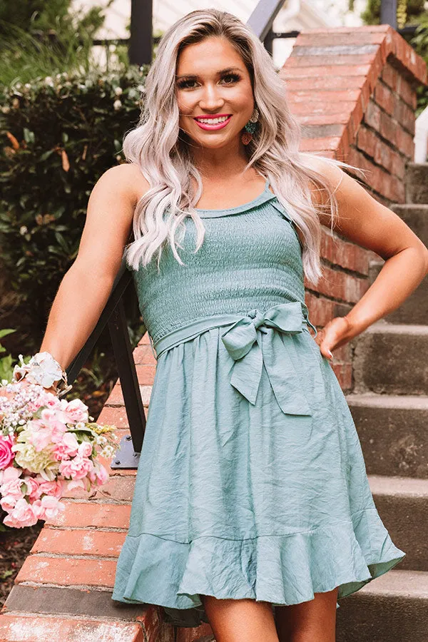 Parisian Patio Smocked Dress