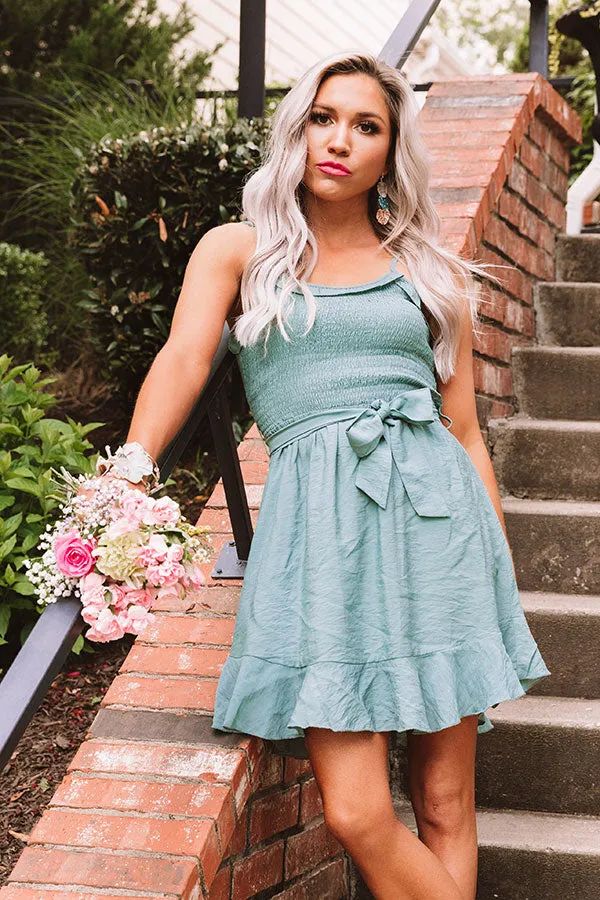 Parisian Patio Smocked Dress