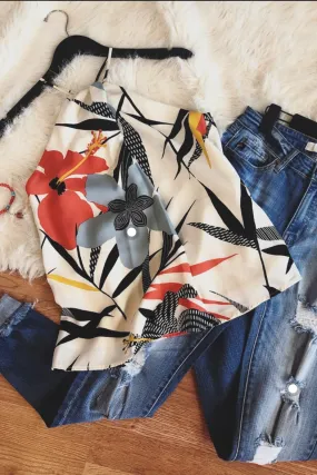 Petunia Twist Halter Top