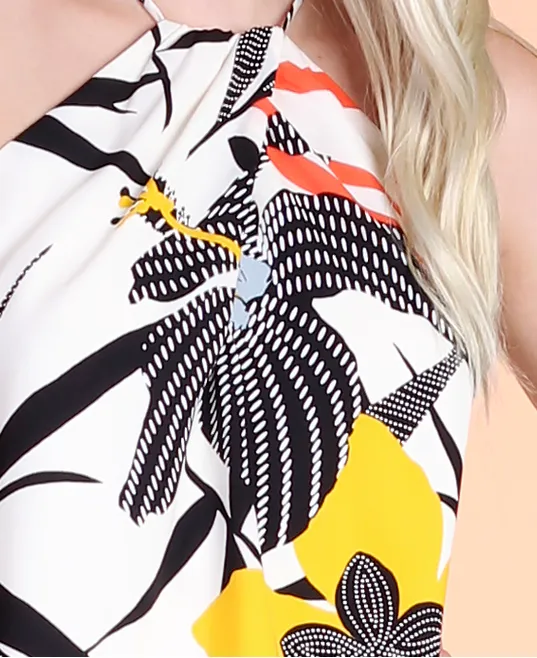 Petunia Twist Halter Top