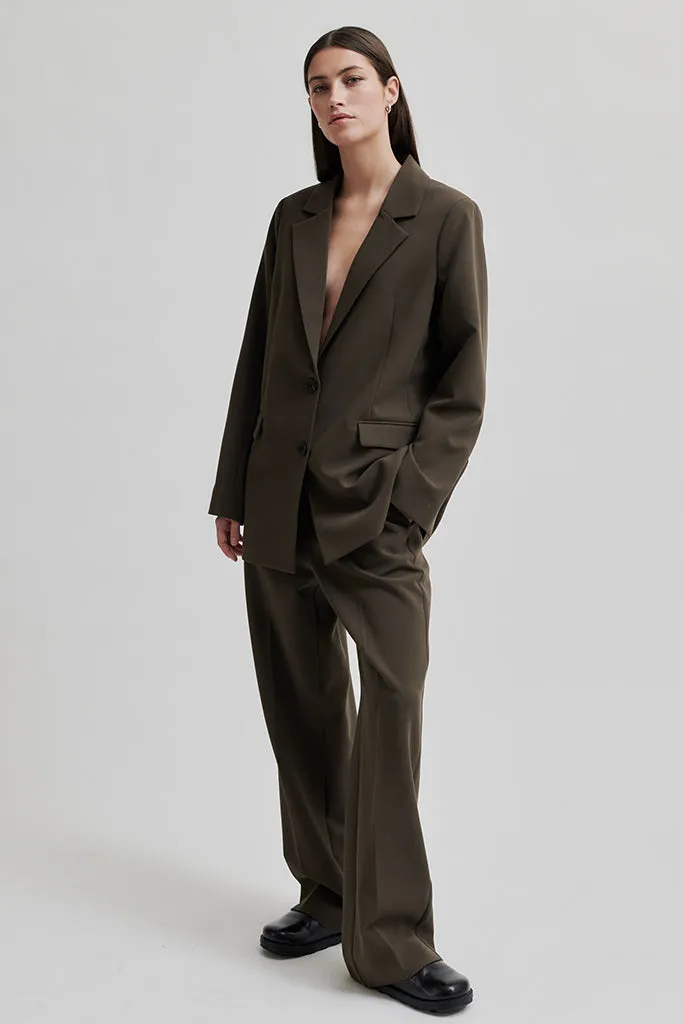 Second Female - Evie Classic Blazer - Turkish Coffee