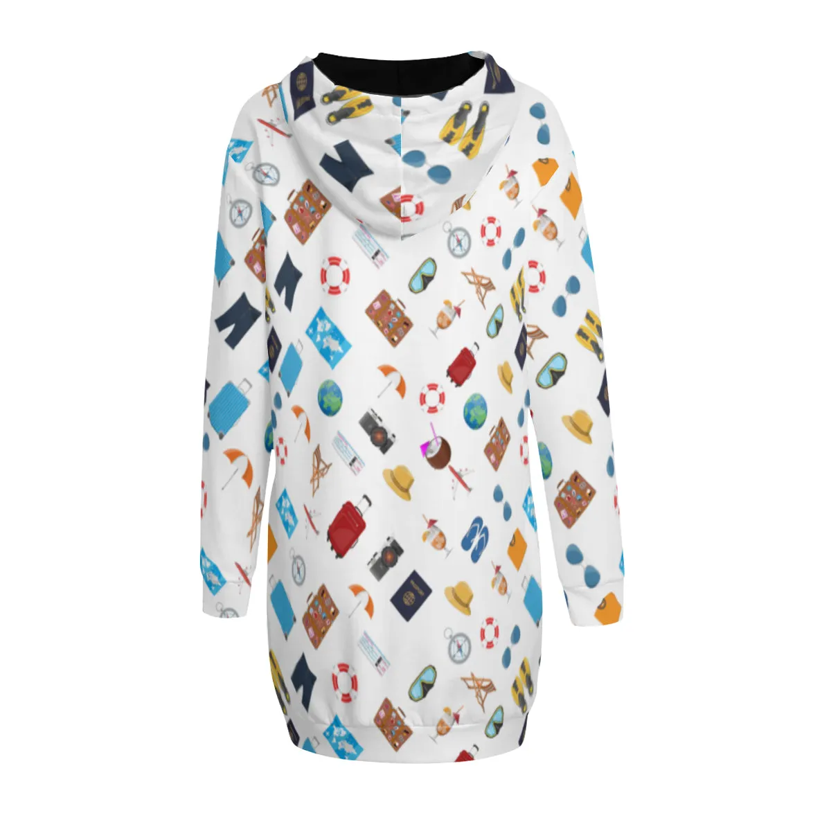 Vacation Time Hoodie Sweat Dress